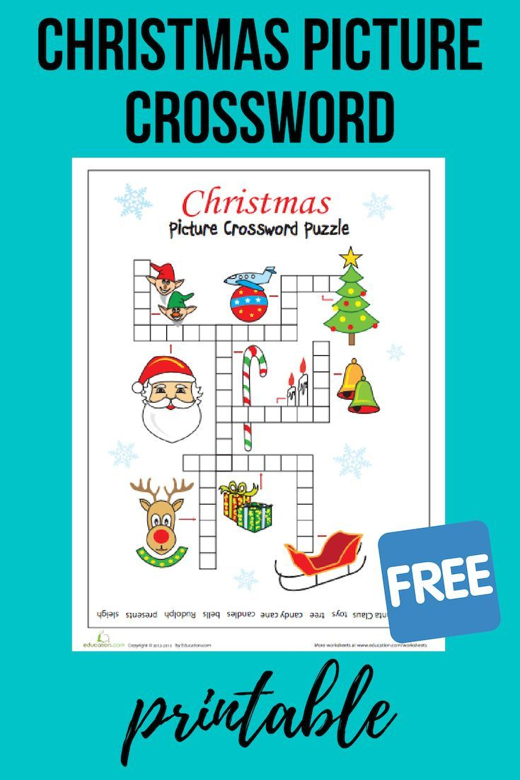christmas picture crossword worksheet education regarding christmas crossword puzzle education com Christmas Picture Crossword | Worksheet | Education regarding Christmas Crossword Puzzle Education.Com