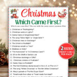 Christmas Printable Games   Etsy Canada With A Christmas Carol Meanie Crossword