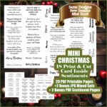 Christmas Sayings   Etsy Throughout Traditional Christmas Sentiment Crossword