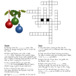 Christmas Song Lyric Crossword   Wordmint For Singing Christmas Song Crossword Clue