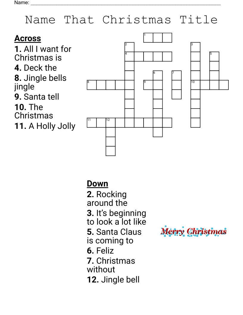 christmas song trivia crossword wordmint intended for a holly jolly christmas singer crossword Christmas Song Trivia Crossword - Wordmint intended for A Holly Jolly Christmas Singer Crossword