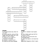 Christmas Theme Crossword   Wordmint Inside Like Christmas Lights Crossword