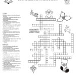 Christmas Themed Crossword Puzzles • Beeloo Printable Crafts And Inside He'S Up Each Christmas Crossword Clue