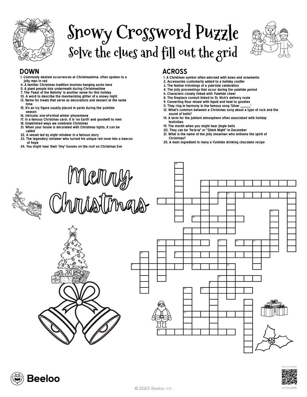 christmas themed crossword puzzles beeloo printable crafts and regarding christmas season activity crossword Christmas-Themed Crossword Puzzles • Beeloo Printable Crafts And regarding Christmas Season Activity Crossword