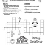 Christmas Themed Crossword Puzzles • Beeloo Printable Crafts And With Regard To Christmas Time Crossword Puzzle
