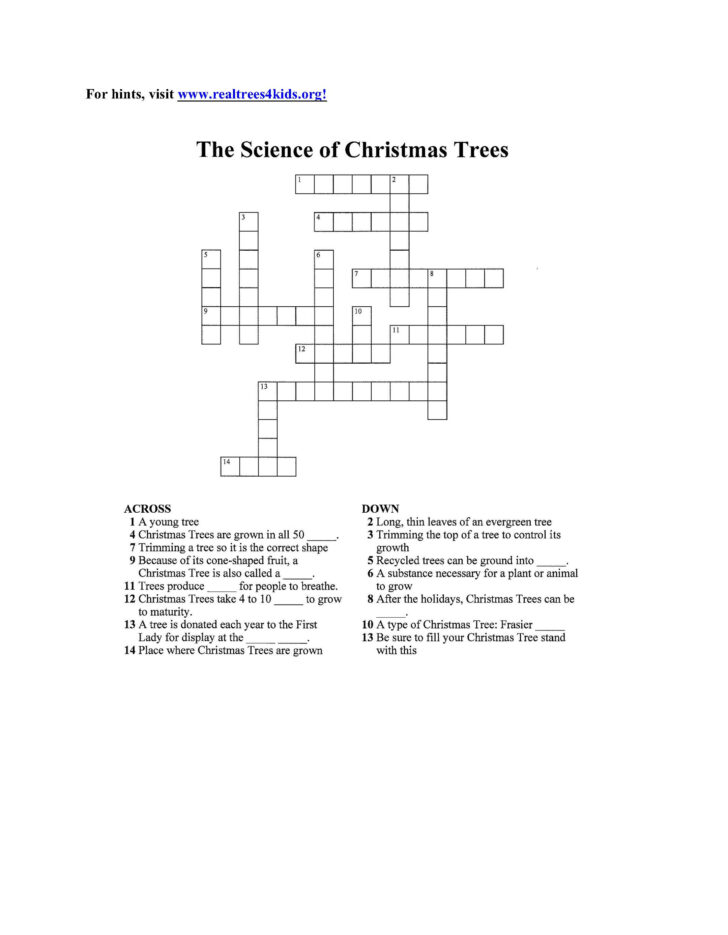 Like a Christmas Tree Crossword