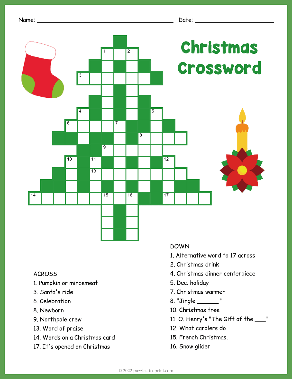 christmas tree crossword with like a christmas tree crossword Christmas Tree Crossword with Like A Christmas Tree Crossword