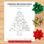 Christmas Tree Hidato Puzzles [Free Printable Pdf] Regarding Christmas Tree Crossword Puzzle Answers