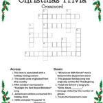 Christmas Trivia Crossword   Etsy Canada Regarding Christmas Trivia Crossword Puzzle