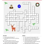 Christmas Vocabulary Crossword – Esl Christmas Crossword Puzzle Inside Christmas Crossword Online Game