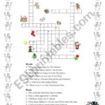 Christmas Vocabulary Crossword   Esl Worksheetpat Trixa With Regard To Crossword Clue Christmas Travelers