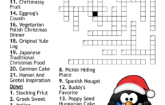 Christmas Vocabulary Crossword – Wordmint regarding Christmas Delicacy Crossword Clue