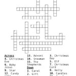 Christmas Vocabulary Crossword   Wordmint Within Christmas Vocabulary Crossword Puzzle
