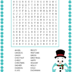 Christmas Word Search (Free Printable Pdf Puzzles) – Free Throughout Christmas Word Searches And Crossword Puzzle