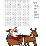 Christmas Word Search (Free Printable Pdf Puzzles) – Free With Regard To Easy Christmas Crosswords Printable