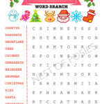 Christmas Word Search Puzzle Printable Logo   Nest Of Posies Pertaining To Christmas Word Searches And Crosswords