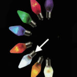 Club Pack Of 25 Led C7 Pure White Replacement Christmas Light For Type Of Bulb In Many Christmas Lights Crossword Clue