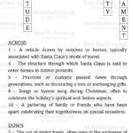 Crossword Puzzle   Christmas Season | Start Tuition Blog For Christmas In Rome Crossword