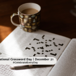 Crossword Puzzle Day   December 21   National Day Calendar Intended For Like Christmas Merchandise In October Crossword