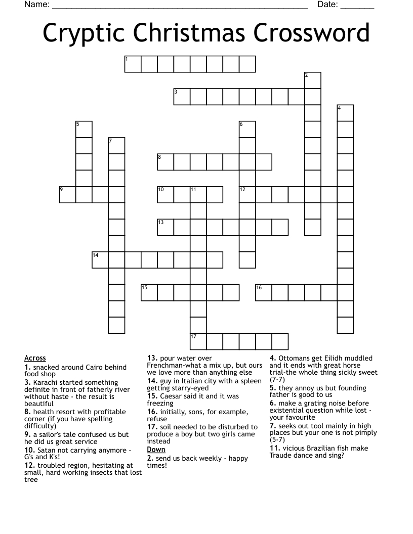 cryptic christmas crossword wordmint within father christmas nyt crossword Cryptic Christmas Crossword - Wordmint within Father Christmas Nyt Crossword