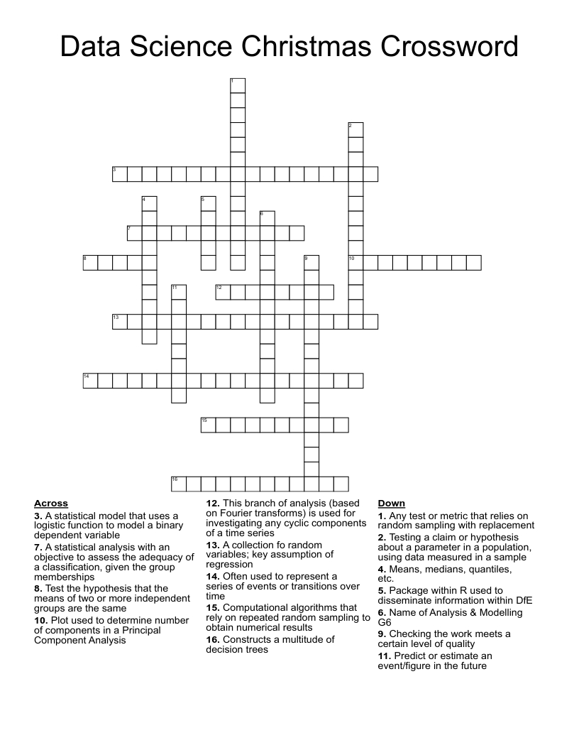 data science christmas crossword wordmint intended for the science of christmas crossword answer key Data Science Christmas Crossword - Wordmint intended for The Science of Christmas Crossword Answer Key