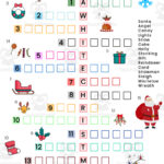 Differentiated Christmas Crossword For Esl Learnersteach Simple Intended For Christmas Worksheets Crossword Puzzle