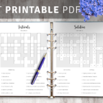 Download Printable Festivals Crossword Puzzle Pdf   Celebrate In Christmas Song Line From An Artist Crossword