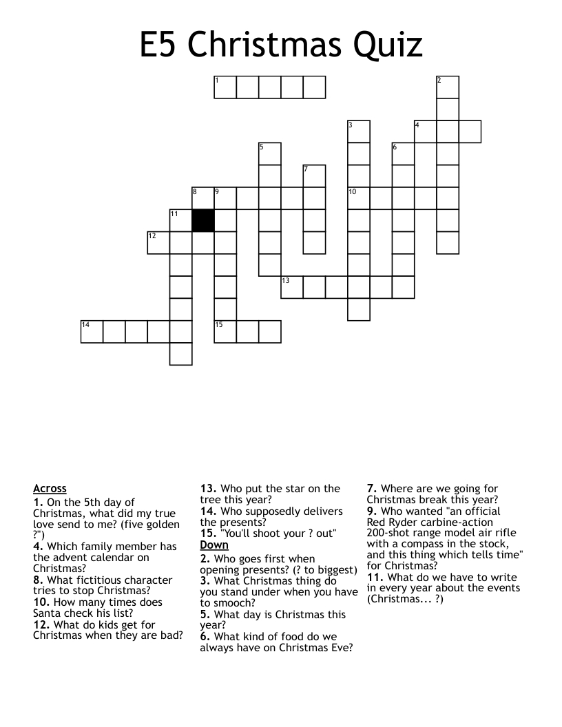 e5 christmas quiz crossword wordmint inside christmas photo action crossword E5 Christmas Quiz Crossword - Wordmint inside Christmas Photo Action Crossword