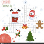 Easy Crossword Puzzle 'Christmas Day' Children Elementary Middle Throughout Christmas Crossword Middle School