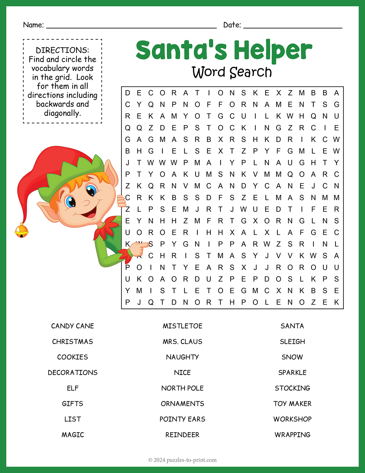 elf word search intended for christmas toymaker crossword clue Elf Word Search intended for Christmas Toymaker Crossword Clue