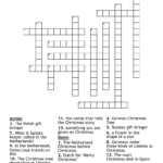European Christmas Traditions Crossword   Wordmint For German Christmas Carol Crossword