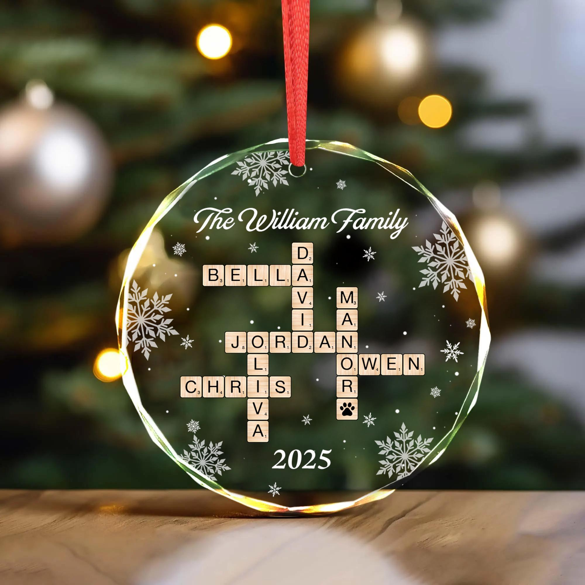 family crossword etsy inside decorative spheres christmas crossword Family Crossword - Etsy inside Decorative Spheres Christmas Crossword