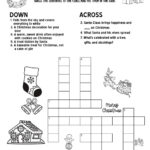 Festive Crossword Puzzle • Beeloo Printable Crafts And Activities Inside Christmas Drink Crossword Clue