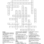 Food And Drink Xmas Crossword   Wordmint Intended For Christmas Tree Fruit Crossword