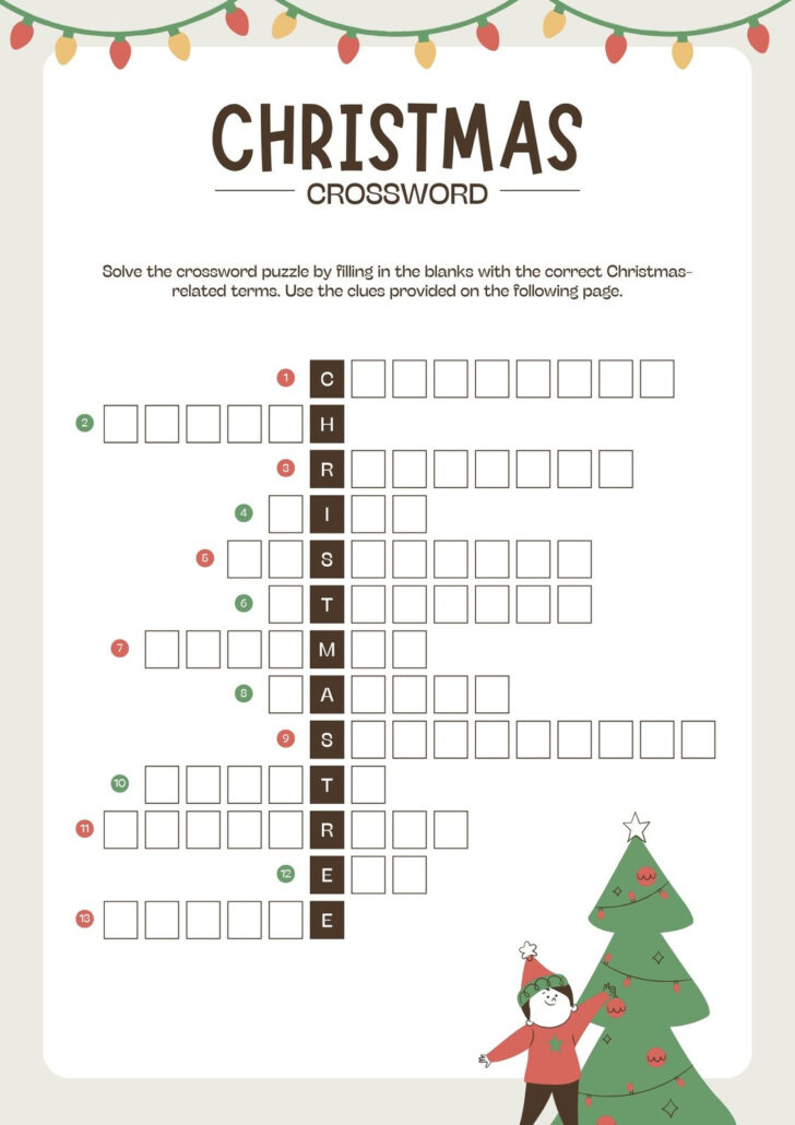 Christmas Crossword Online Free