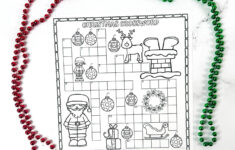 Free Christmas Crossword Printable inside Like Santa After Christmas Crossword