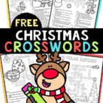 Free Christmas Crossword Puzzle Printables For Kids For He&#039;s Up Each Christmas Crossword Clue