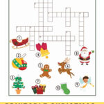 Free Christmas Printable Crossword Puzzle Inside Free Christmas Crossword Puzzle For Elementary Students