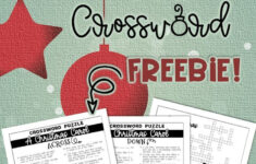 Free Crossword! for Literary Crossword Puzzle A Christmas Carol
