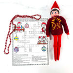 Free Elf On The Shelf Crossword Puzzle Inside Felt In The Christmas Spirit Crossword Clue