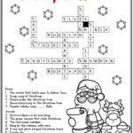 Free Holiday Crossword Printable To Print   Puzzlesandplans With Bit Of Christmas Candy Crossword