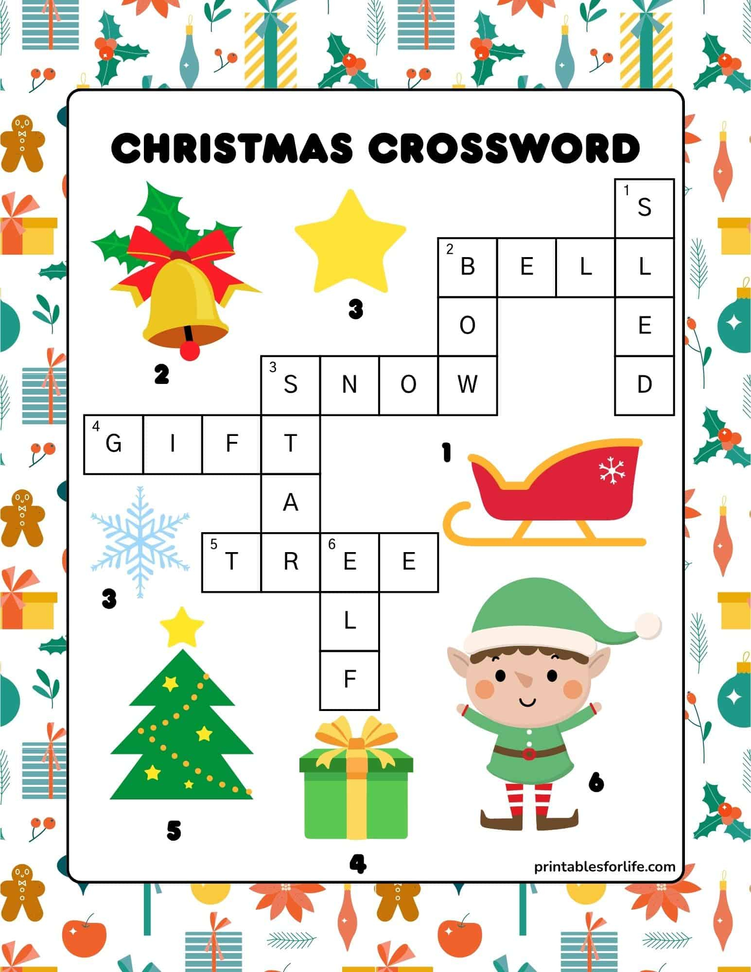 free printable christmas crossword puzzle for kids intended for free easy printable christmas crossword puzzle Free Printable Christmas Crossword Puzzle For Kids intended for Free Easy Printable Christmas Crossword Puzzle