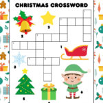 Free Printable Christmas Crossword Puzzle For Kids With Regard To A Christmas Blank Crossword Clue
