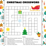 Free Printable Christmas Crossword Puzzle For Kids With Regard To Christmas Crossword Puzzle Games