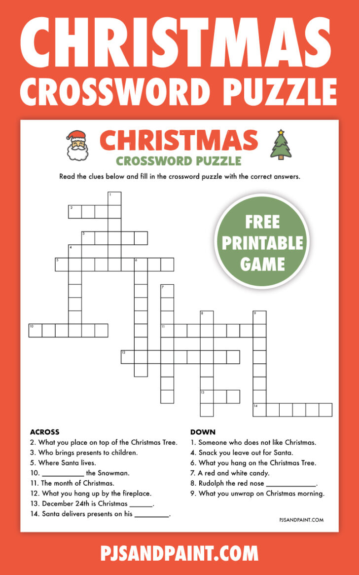 Christmas Fun Crossword Puzzle