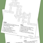 Free Printable Christmas Crossword Puzzle   Pjs And Paint Throughout Merry Christmas Complete The Crossword Below