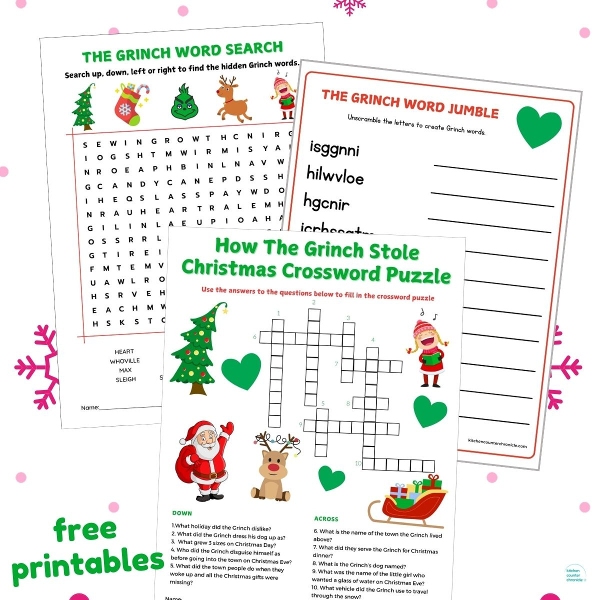 free printable the grinch word games with regard to christmas travelers crossword clue Free Printable The Grinch Word Games with regard to Christmas Travelers Crossword Clue