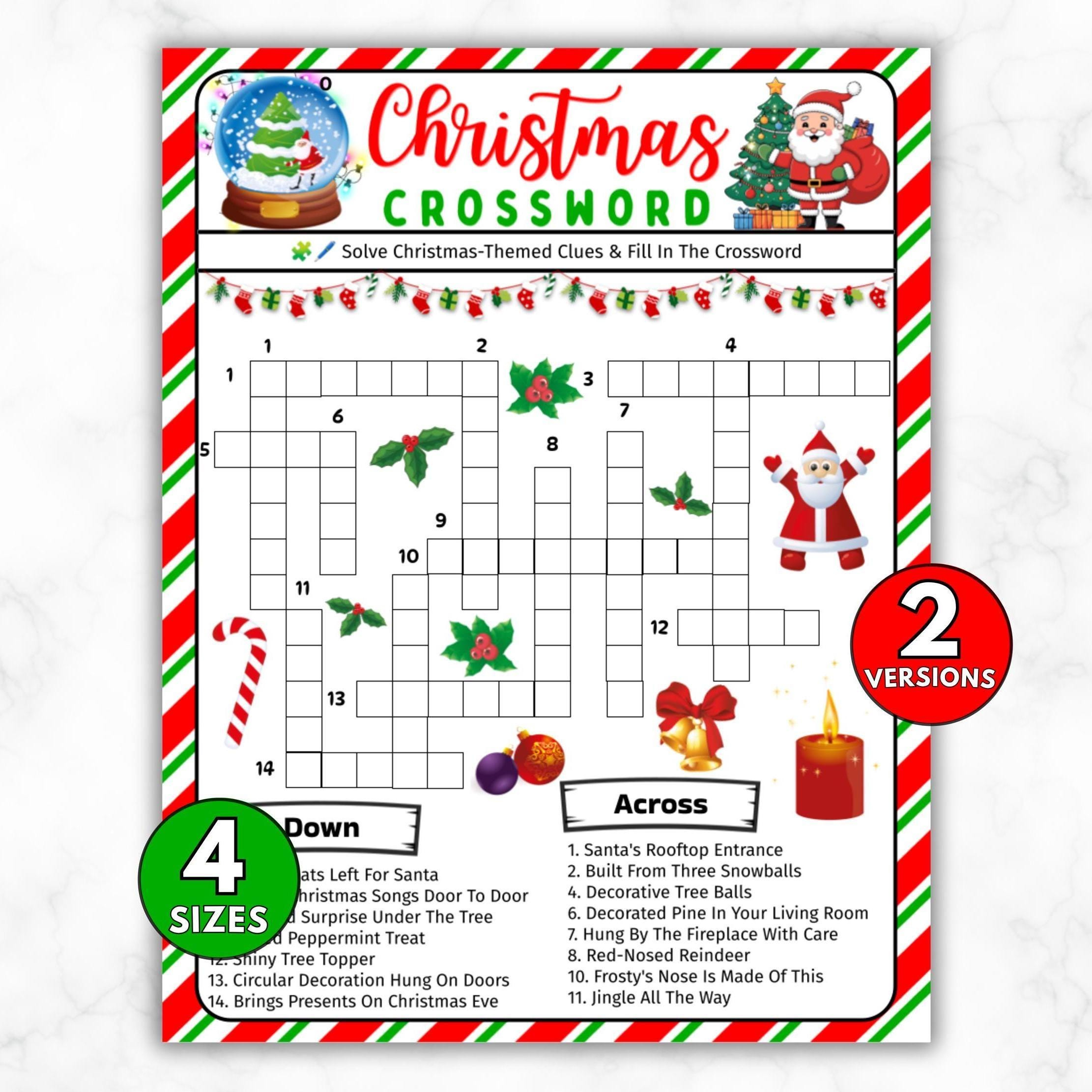 funny crossword etsy uk pertaining to some gag christmas gifts nyt crossword clue Funny Crossword - Etsy Uk pertaining to Some Gag Christmas Gifts Nyt Crossword Clue