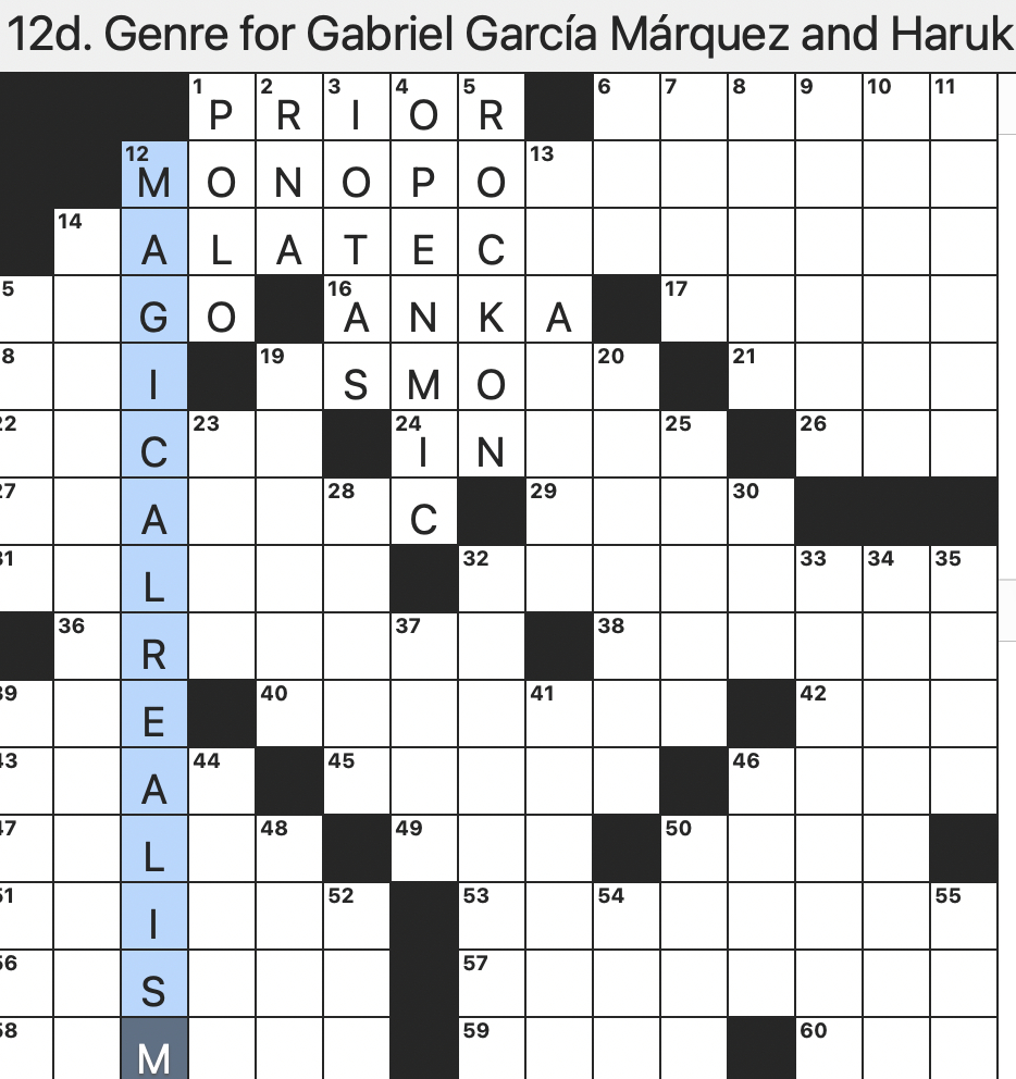 genre for gabriel rex parker does the nyt crossword puzzle regarding one celebrating ethiopian christmas nyt crossword Genre For Gabriel - Rex Parker Does The Nyt Crossword Puzzle regarding One Celebrating Ethiopian Christmas Nyt Crossword