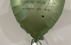 Herz L (90Cm) – Balloonja –Jaqui intended for Bank With A Christmas Price Index Crossword Clue